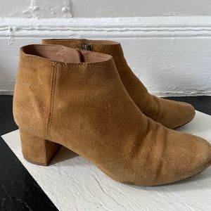 Madewell camel brown ankle boots